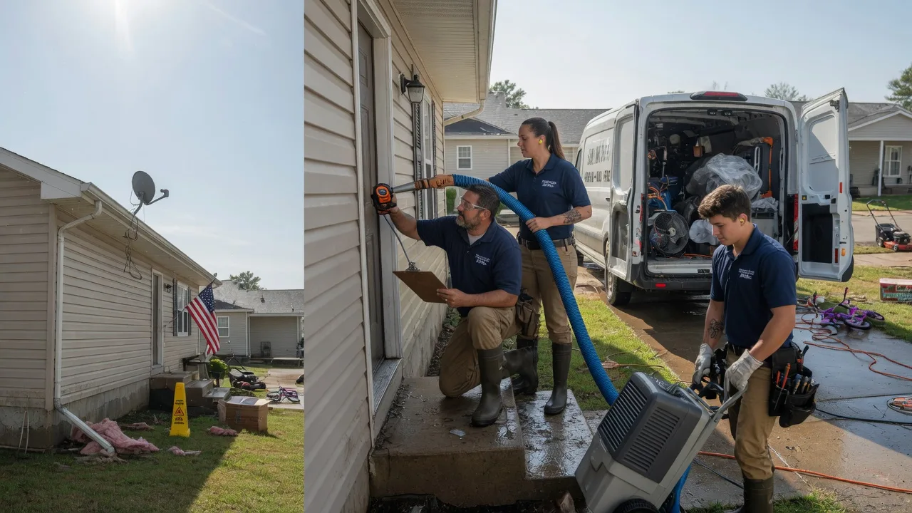 Ceiling Water Damage Restoration in Marion, OH near me
